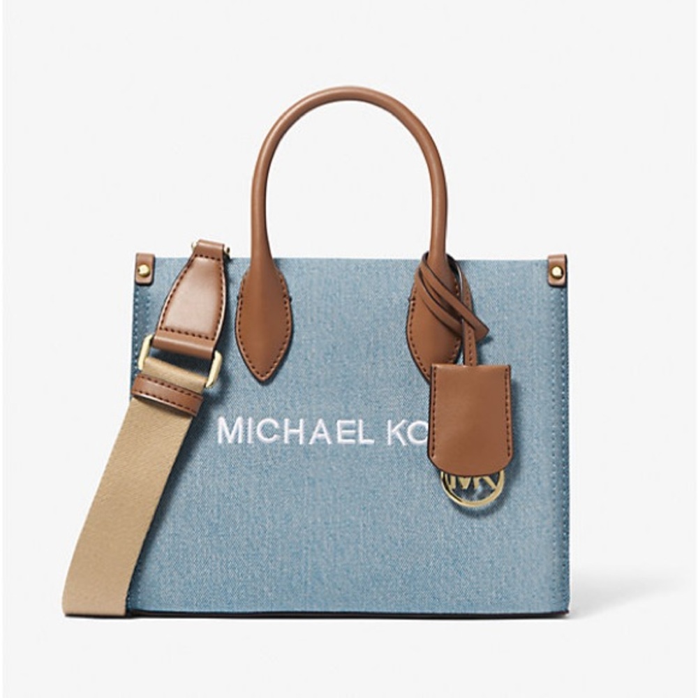 NWOT Michael Kors Mirella Small Denim Crossbody Bag